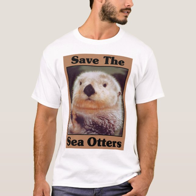 Retten Sie die Seeotter T-Shirt (Vorderseite)