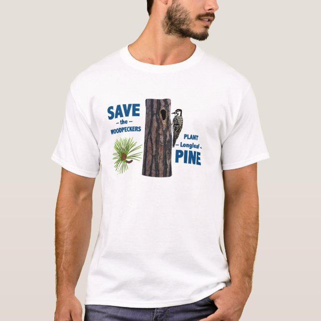 Retten Sie die Spechte! T-Shirt (Vorderseite)