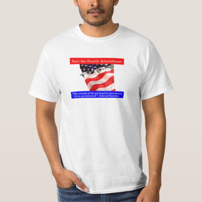 Retten Sie die vierte Änderung T-Shirt (Vorderseite)