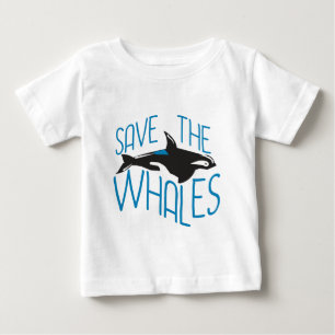 Retten Sie die Wale Baby T-shirt