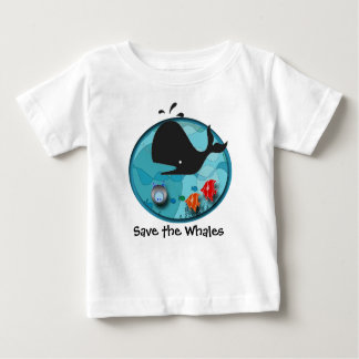 Retten Sie die Wale Baby T-shirt