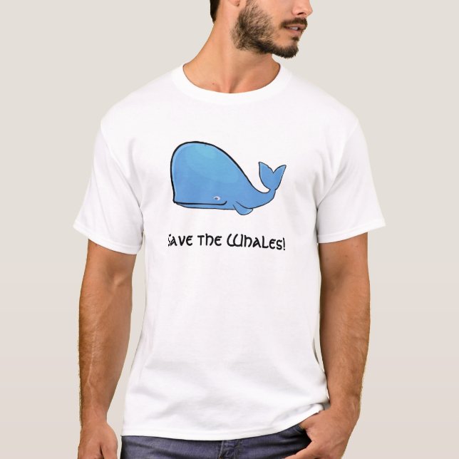 Retten Sie die Wale! T-Shirt (Vorderseite)