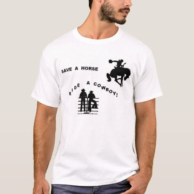 Retten Sie ein Pferd… T-Shirt (Vorderseite)