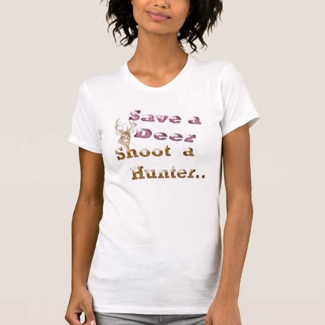 retten Sie ein Rotwild T-Shirt (Vorderseite)
