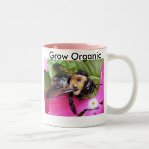 Retten Sie eine Biene, retten Sie den Planeten! Zweifarbige Tasse