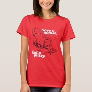 RETTEN SIE EINE MAUS - WEISS - (2).PNG T-Shirt