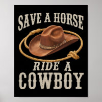 Retten Sie eine Pferdereifahrt Ein Cowboy Der Sonn