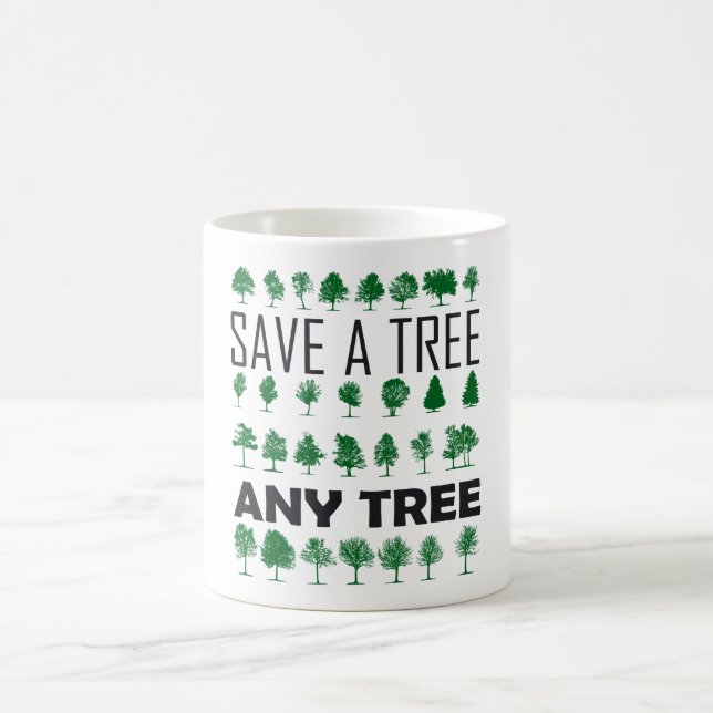 Retten Sie einen Baum Tasse (Mittel)