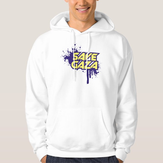 retten Sie Gaza Hoodie (Vorderseite)