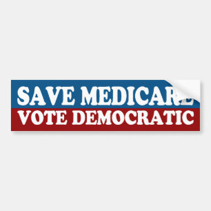 Retten Sie Medicare, Abstimmungs-demokratischen Autoaufkleber