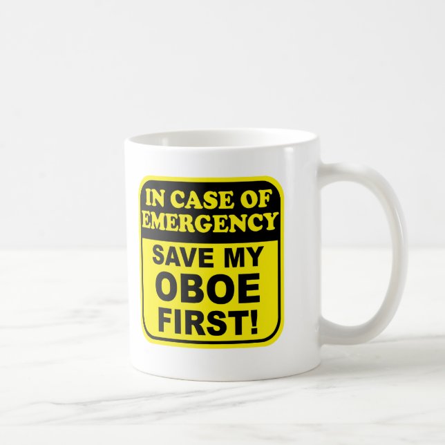 Retten Sie mein Oboe Tasse (Rechts)