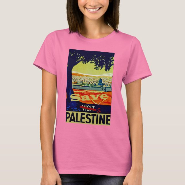 Retten Sie Palästina T-Shirt (Vorderseite)