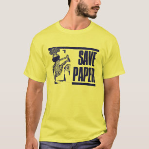 Retten Sie Papier T-Shirt