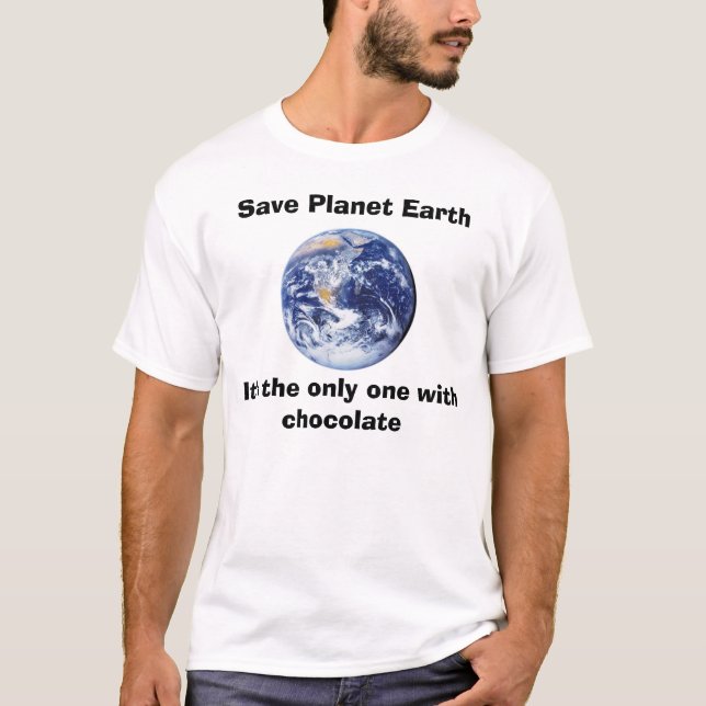 Retten Sie Planeten-Erde T-Shirt (Vorderseite)