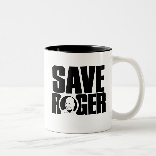 Retten Sie Roger-Tasse Zweifarbige Tasse (Rechts)