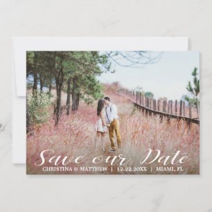 RETTEN Sie UNSER DATUM, das 4 FOTOS Save The Date