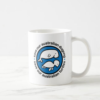 Retten Sie unser dugong u. Schildkröten Kaffeetasse