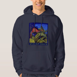RETTEN Sie UNSER OZEANE Schweiss-Shirt Hoodie