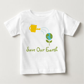 Retten Sie unsere Erdbaby-T-Shirts Baby T-shirt