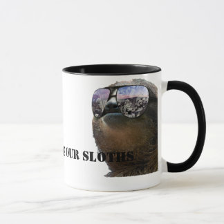 Retten Sie unsere Sloths-Tasse Tasse