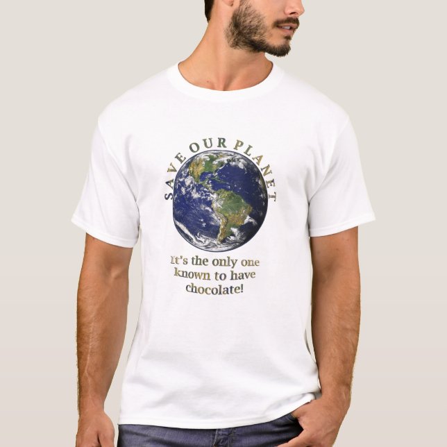 Retten Sie unseren Planeten-T - Shirt (Vorderseite)