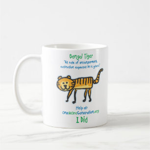 Retten Sie unseren Tiger Tasse