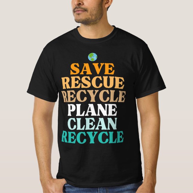 Rettend Bienenrettungstiere Gerecycelt T-Shirt (Vorderseite)
