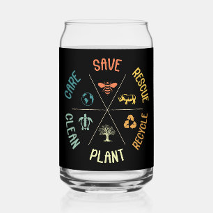 Rettend Bienenrettungstiere Recycelte Plastic Eart Dosenglas