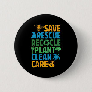 Rettend Bienenrettungstiere Recycelte Plastict Ear Button