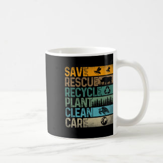 Rettend Bienenrettungstiere Recycelte Plastik-Fun- Kaffeetasse
