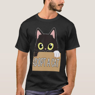 Rettend Cats Cat Adoption Center Mitarbeiter Adopt T-Shirt