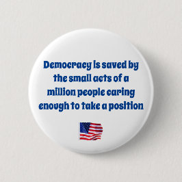 Rettend Demokratie Button