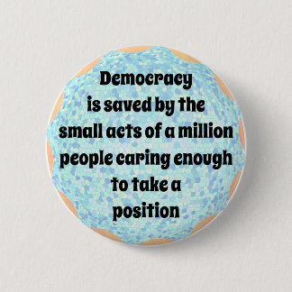 Rettend Demokratie Button