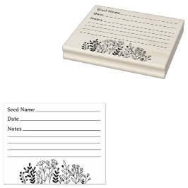 Rettend Gartensaat Gummistempel