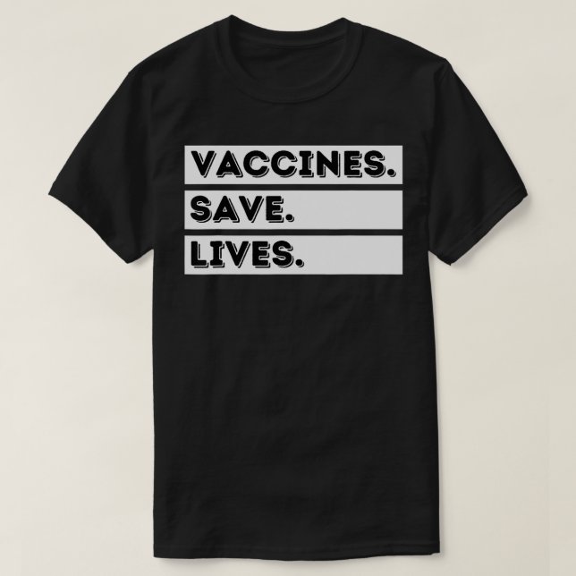 Rettend Impfstoffe ProImpfstoff und Immunisierung T-Shirt (Design vorne)