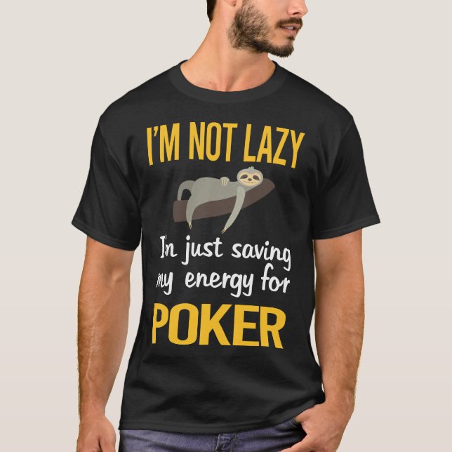 Rettend Poker für Energie T-Shirt (Vorderseite)
