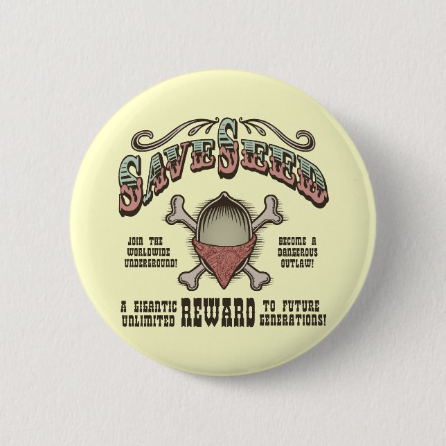 Rettend Saatgut Button (Vorderseite)