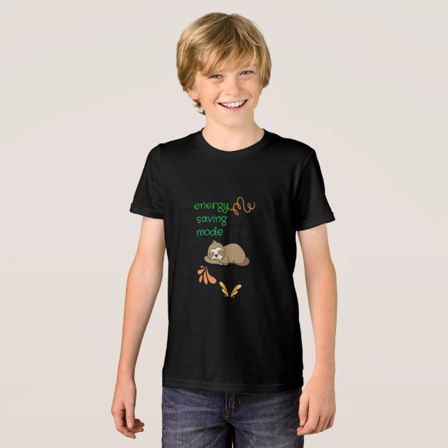 Rettend SimmiFashion-Energiemodus Tri-Blend Shirt (Vorderseite voll)