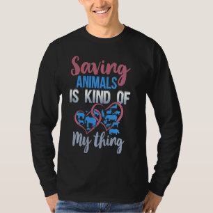 Rettend Tiere sind meine Rettung von Wildtieren T-Shirt