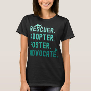 Retter Adopter Foster Advocate Katzenherz T - Shir T-Shirt