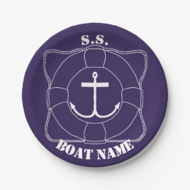 Retter/Ankerpapier-Teller (Lite Print) Pappteller