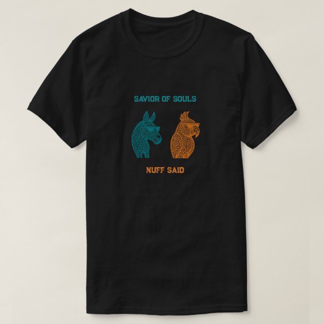 Retter der Seelen - Dibs & Parrot T-Shirt (Design vorne)