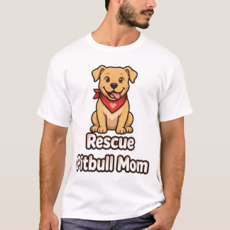 Retter Pitbull-Mutter Adoptiere, nicht kaufe T-Shi T-Shirt