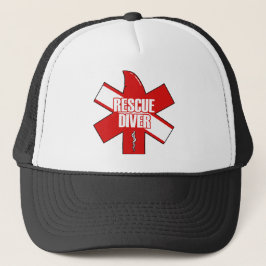 Retter-Taucher-Basecap Truckerkappe