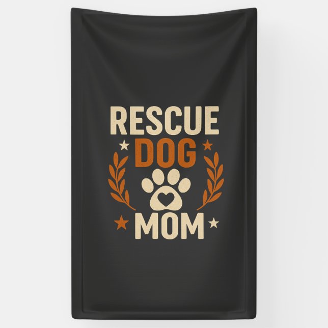 Retterhund-Mama Banner (Vertikal)