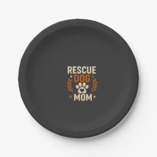 Retterhund-Mama Pappteller
