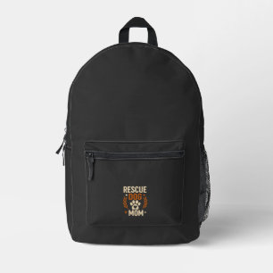 Retterhundemutter Bedruckter Rucksack