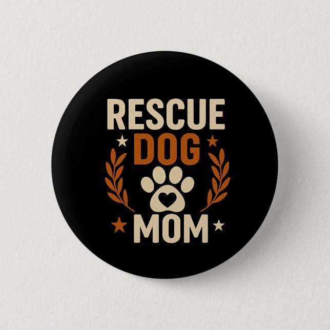 Retterhundemutter Button (Vorderseite)