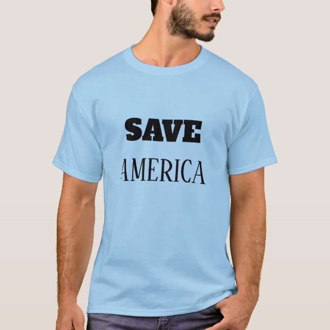 RETTET AMERIKA T-Shirt (Vorderseite)