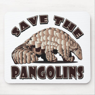 Rettet-den-Pangolin Mousepad